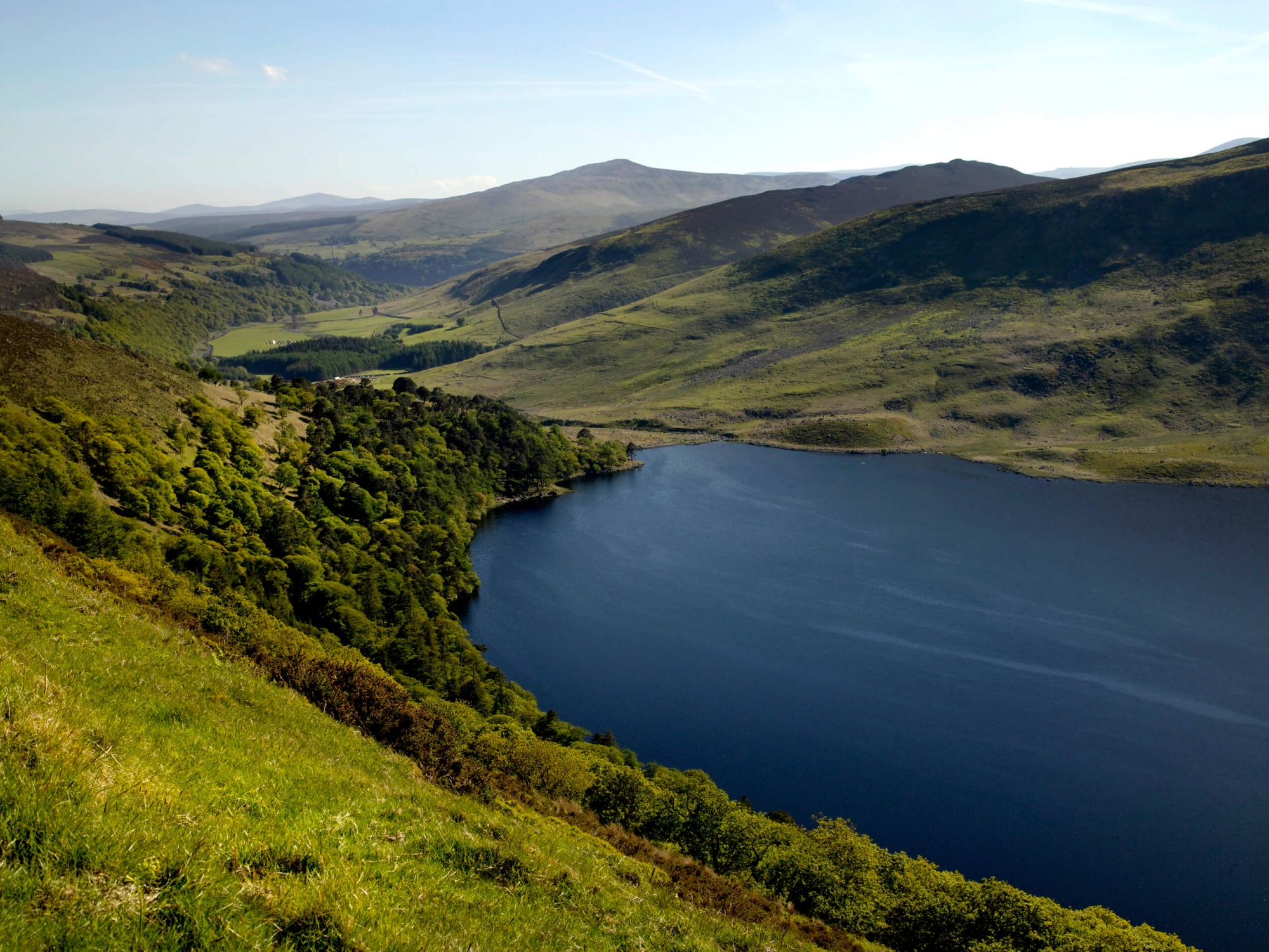 lough dan wicklow mountains